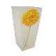 FLORERO CONICO SUPERGRANDE DALIA AMARILLA