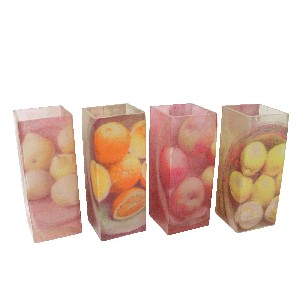 FLORERO CRISTAL GRANDE FRUTAS SURTIDO
