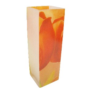 FLORERO CRISTAL SUPERGRAN TULIPAN ROJO