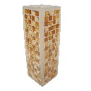 FLORERO CRISTAL SUPERGRA MOSAICO MARRON