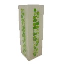 FLORERO CRISTAL SUPERGRAN MOSAICO VERDE