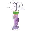 FIGURA MANIQUI METAL VESTIDO VIOLETA