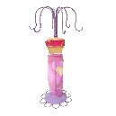 FIGURA MANIQUI METAL VESTIDO VIOLETA