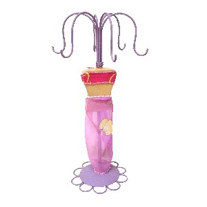 FIGURA MANIQUI METAL VESTIDO VIOLETA