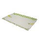 BANDEJA RECTANGULAR RAYAS TULIPAN VERDE