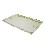 BANDEJA RECTANGULAR RAYAS TULIPAN VERDE