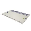BANDEJA RECTANGULAR RAYAS TULIPAN AZUL