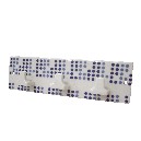 PERCHA TRIPLE CUBO POMPAS AZULES