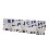 PERCHA TRIPLE CUBO POMPAS AZULES