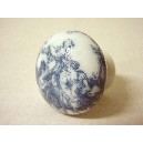 POMO PORCELANA PEQUEÑO CLASICO AZUL