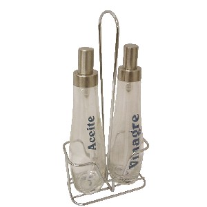JUEGO ACEITE VINAGRE LETRA AZUL