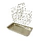 CUBERTERO DOBLE DE PIE ACERO INOX