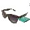 GAFAS DE SOL G&G PASTA LIGERAS GE3483MN FLORES OSCURAS