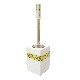 ESCOBILLERO CUBO BAÑO RAMAS AMARILLO