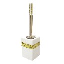ESCOBILLERO CUBO BAÑO RAMAS AMARILLO