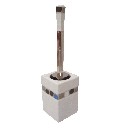 ESCOBILLERO CUBO CUADROS GRIS