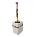 ESCOBILLERO CUBO CUADROS AZULES