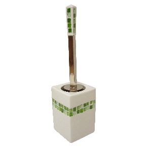 ESCOBILLERO CUBO MOSAICO VERDE