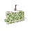 JUEGO BAÑO 4 PIEZAS ALAS MOSAICO VERDE