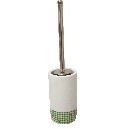 ESCOBILLERO CILINDRO FLOR VICHY VERDE