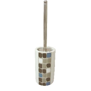 ESCOBILLERO CILINDRO CUADROS GRIS