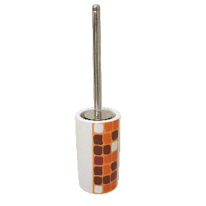 ESCOBILLERO CILINDRO CUADROS NARANJA