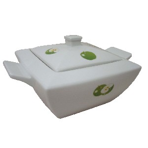 SOPERA CUADRADA PORCELANA MANZANA VERDE