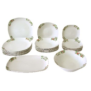 VAJILLA 20 PIEZAS PORCELANA ACEBO