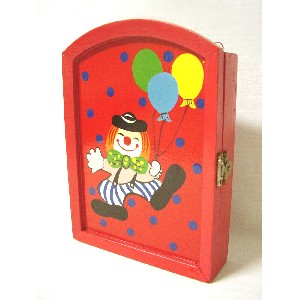ARMARIO CUELGALLAVES ROJO PAYASO