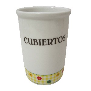 CUBERTERO GRANDE ALTO FLOR VICHY AMARILLO