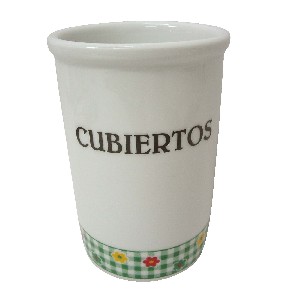 CUBERTERO GRANDE ALTO FLOR VICHY VERDE