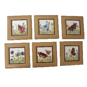 CUADRO MINI LISO HAYA MARIPOSA SURTIDO