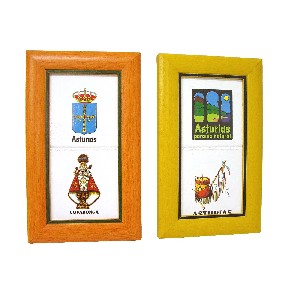 CUADRO DOBLE PEQUEÑO SOUVENIR SURTIDO