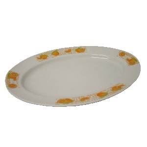 FUENTE OVALADA GRANDE NARANJAS