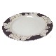 BAJOPLATO REDONDO PORCELANA GRECA AZUL