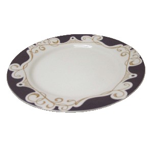 BAJOPLATO REDONDO PORCELANA GRECA AZ