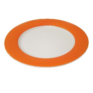 BAJOPLATO REDONDO LISO NARANJA