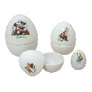JUEGO 4 BOTES HUEVO GALICIA