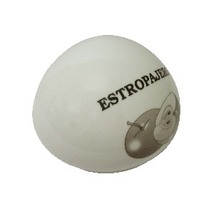 ESTROPAJERO REDONDO MANZANA GRIS