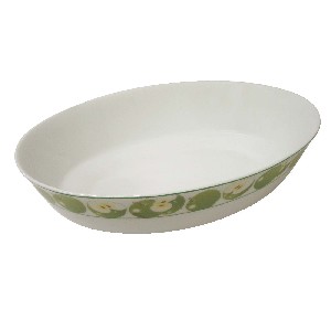 BOWL OVALADO GRANDE MANZANA VERDE