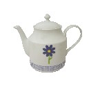 CAFETERA TETERA VICHY MARGARITA AZUL
