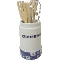 CUBERTERO CON CUBIERTOS CORAZON AZUL