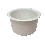 BOWL REDONDO ALTO 450ML CERAMICA BLANCO
