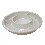 ENTREMESERO REDONDO CERAMICA BLANCO