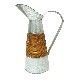 JARRA REGADERA GALVANIZADA GRANDE 5 LITROS AMARILLO