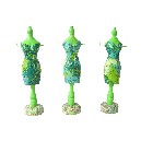 FIGURA MANIQUI MADERA DECOPATCH VERDE