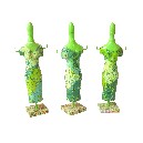 FIGURA MANIQUI MADERA DECOPATCH VERDE