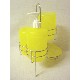 JUEGO BAÑO SOPORTE 4 PIEZAS AMARILLO