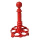 SOPORTE HUEVOS HIERRO FUNDIDO ROSA ROJO