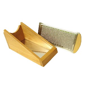 RALLADOR DE PAN MADERA METALICO